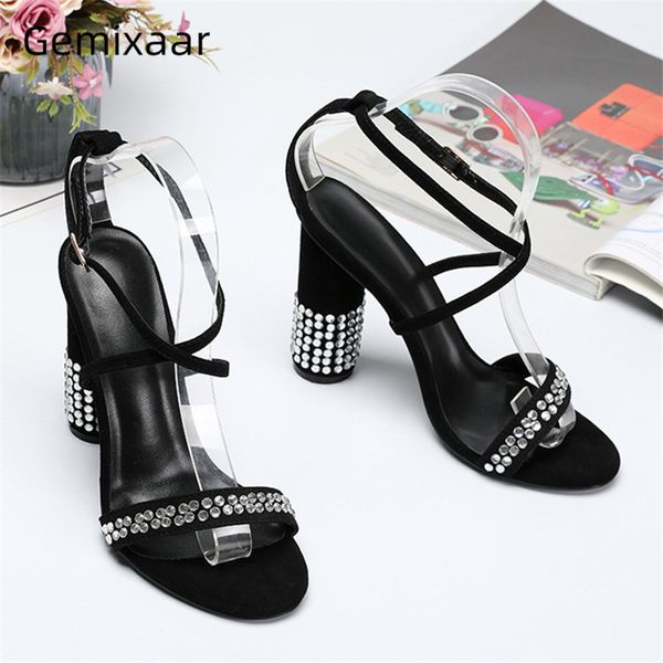 black suede cross strappy sandals women jeweled rhinestone round heel crystal open toe one-strap party shoes woman
black suede cross strappy sandals women jeweled rhinestone round heel crystal open toe one-strap party shoes woman