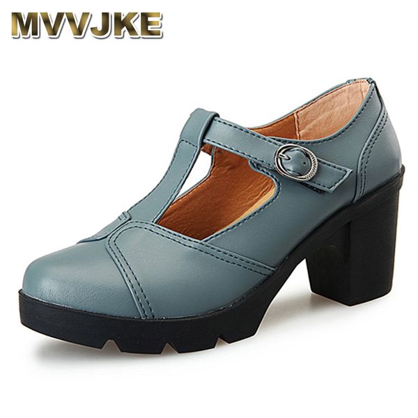 mvvjke 2020 women heel pumps genuine leather shoes woman buckle platform t strap round toe pumps women shoes, Black
mvvjke 2020 women heel pumps genuine leather shoes woman buckle platform t strap round toe pumps women shoes, Black