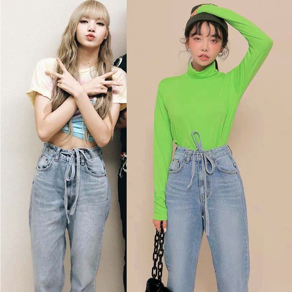 kpop blackpink lisa same korean loose casual blue denim wide leg jeans women 2020 summer ankle length high waist lace up jeans
kpop blackpink lisa same korean loose casual blue denim wide leg jeans women 2020 summer ankle length high waist lace up jeans