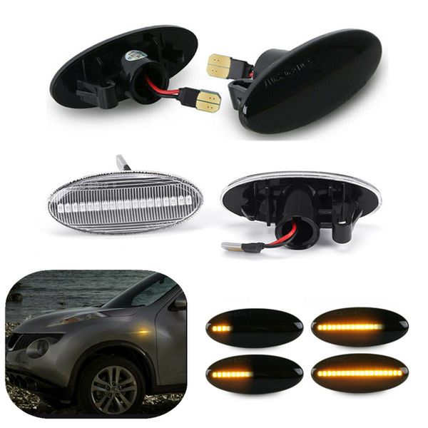 2pcs dynamic led side marker turn signal lights for qashqai dualis juke micra march micra cube evalia note x-trail leaf
2pcs dynamic led side marker turn signal lights for qashqai dualis juke micra march micra cube evalia note x-trail leaf