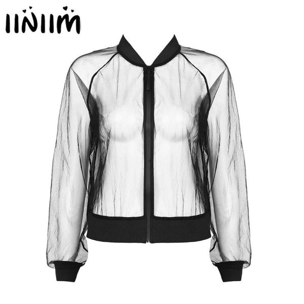 iiniim женская мода clubwear ультратонкий длинные рукава фестивали партии relaxed fit see through sheer сетки zip up пальто куртки, Black;brown
iiniim женская мода clubwear ультратонкий длинные рукава фестивали партии relaxed fit see through sheer сетки zip up пальто куртки, Black;brown