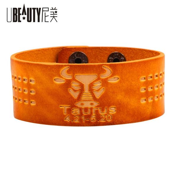 tennis ubeauty 12 zodiac sign leather wrap bracelet vintage personality punk bracelets & bangles for women men jewelry charm, Golden;silver
tennis ubeauty 12 zodiac sign leather wrap bracelet vintage personality punk bracelets & bangles for women men jewelry charm, Golden;silver