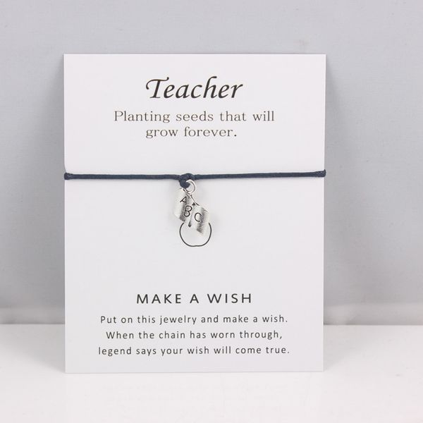 charm bracelets silver plated abc book charms adjustable wish card for women men gifts teacher's day, Golden;silver
charm bracelets silver plated abc book charms adjustable wish card for women men gifts teacher's day, Golden;silver