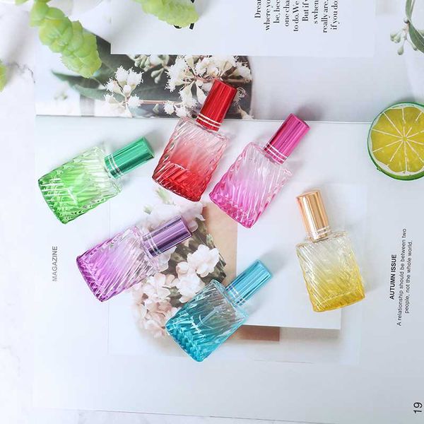 1pc colorful glass perfume bottle 15ml small sample portable parfume refillable scent sprayer cosmetic spray bottle 
1pc colorful glass perfume bottle 15ml small sample portable parfume refillable scent sprayer cosmetic spray bottle