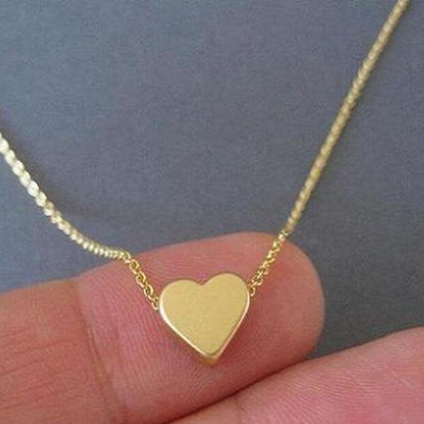 new tiny heart necklace for women long chain heart shape pendant necklace gift ethnic bohemian choker, Silver
new tiny heart necklace for women long chain heart shape pendant necklace gift ethnic bohemian choker, Silver