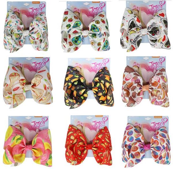 7inch fruit bread hair bows for girls kids hairgrips print grosgrain ribbon bowknot hair clip accessories, Slivery;white
7inch fruit bread hair bows for girls kids hairgrips print grosgrain ribbon bowknot hair clip accessories, Slivery;white