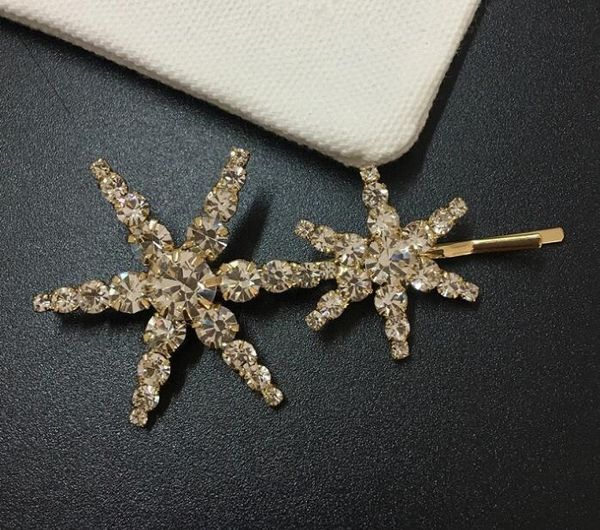 fashion popular women girls barrettes with crystal luxury star designer shining cz diamond gold hair clip jewelry for wedding party gift, Golden;silver
fashion popular women girls barrettes with crystal luxury star designer shining cz diamond gold hair clip jewelry for wedding party gift, Golden;silver