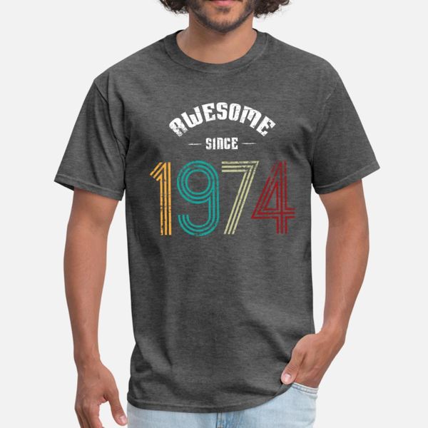 awesome since 1974 vintage for women and men t shirt men design 100% cotton euro size s-3xl basic solid graphic funny spring novelty shirt
awesome since 1974 vintage for women and men t shirt men design 100% cotton euro size s-3xl basic solid graphic funny spring novelty shirt