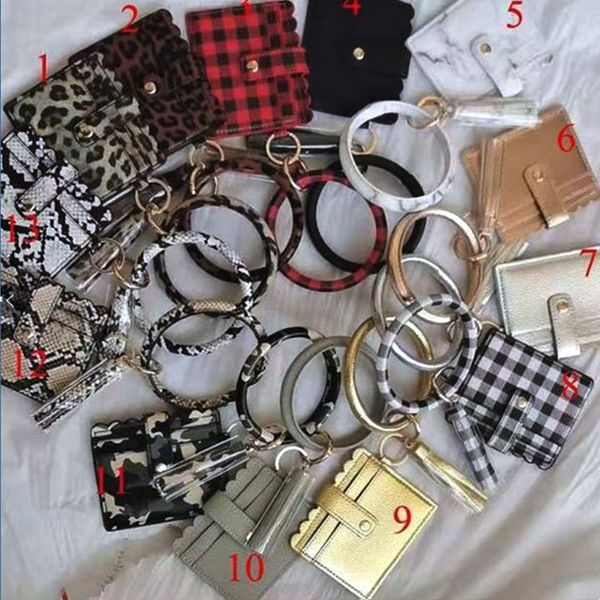 2020 new fashion bracelet key chain leopard print pu leather tassel women's coin purse card bag wrist pendant, Slivery;golden
2020 new fashion bracelet key chain leopard print pu leather tassel women's coin purse card bag wrist pendant, Slivery;golden