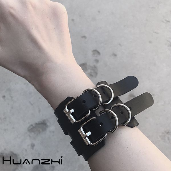 huanzhi 2020 new hip hop punk vintage simple leather gothic adjustable strap bracelet for women men couple jewelry, Black
huanzhi 2020 new hip hop punk vintage simple leather gothic adjustable strap bracelet for women men couple jewelry, Black