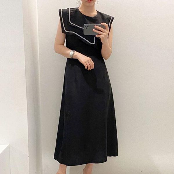 casual dresses elegant women little black long dress summer sleeveless sundress korean chic office lady clothing one piece a line maxi, Black;gray
casual dresses elegant women little black long dress summer sleeveless sundress korean chic office lady clothing one piece a line maxi, Black;gray