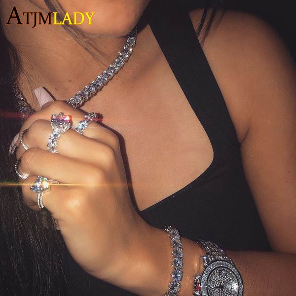 замороженный из 8mm bling bling фианитами cz теннис цепи мода hiphop iced out ожерелье для женщин золото серебро цвет ювелирные изделия, Golden;silver
замороженный из 8mm bling bling фианитами cz теннис цепи мода hiphop iced out ожерелье для женщин золото серебро цвет ювелирные изделия, Golden;silver