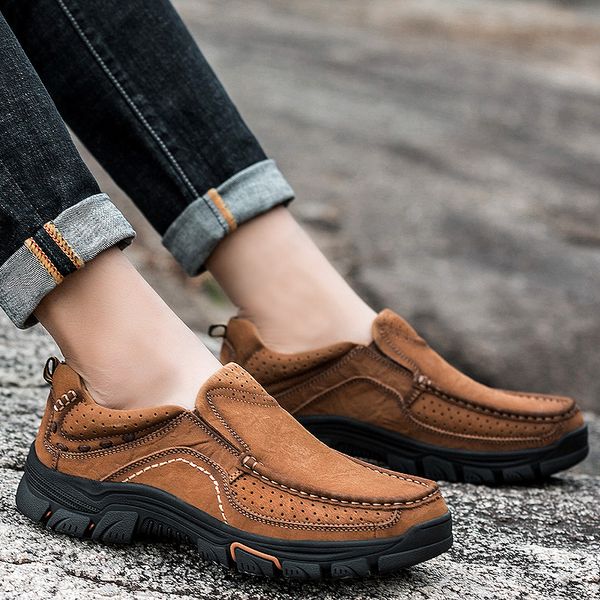genuine leather mens walking shoes businnes dress handmade male footwear men's outdoors cowhide loafers men office work shoes
genuine leather mens walking shoes businnes dress handmade male footwear men's outdoors cowhide loafers men office work shoes