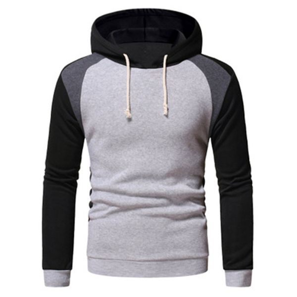 mens contrasting long sleeve hoodies designer male drawstring loose hooded sweatshirts fashion trend spring casual pullover, Black
mens contrasting long sleeve hoodies designer male drawstring loose hooded sweatshirts fashion trend spring casual pullover, Black