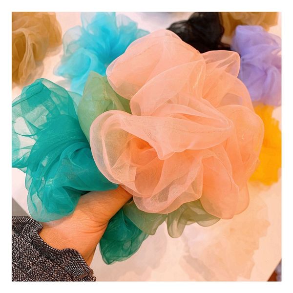 Fashion East Gate graceful crystal organza big intestine ring macaron ball hair ring decoration
Fashion East Gate graceful crystal organza big intestine ring macaron ball hair ring decoration
