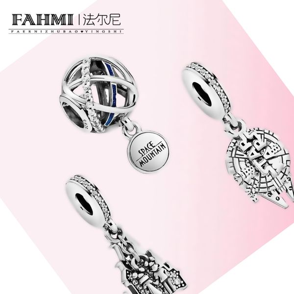 fahmi 925 sterling silver 1:1 2020 new space mountain couple forever millennium falcon dangle charm pendant fashion jewelry, Black
fahmi 925 sterling silver 1:1 2020 new space mountain couple forever millennium falcon dangle charm pendant fashion jewelry, Black