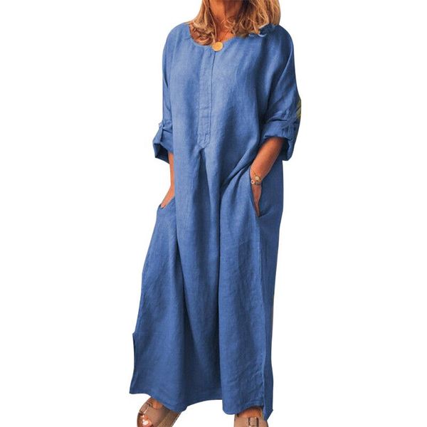 crew neck long sleeve solid women dress oversize daily ladies with pocket pullover fashion soft casual loose maxi, Black;gray
crew neck long sleeve solid women dress oversize daily ladies with pocket pullover fashion soft casual loose maxi, Black;gray