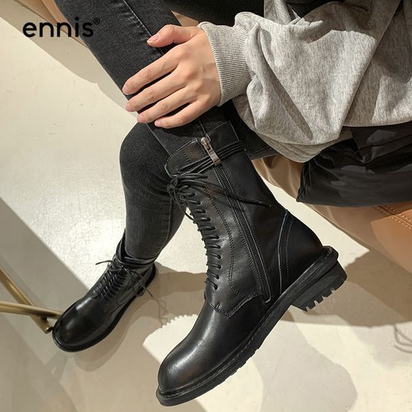 ennis плоские ботинки женщин из натуральной кожи сапоги женщины узелок thick sole motorcycle осень зима zip обувь hot a0087, Black
ennis плоские ботинки женщин из натуральной кожи сапоги женщины узелок thick sole motorcycle осень зима zip обувь hot a0087, Black