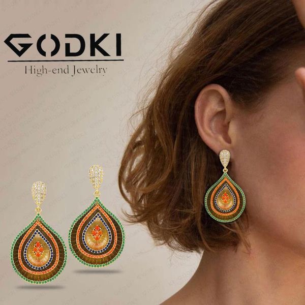 godki 2020 waterdrop charms statement dangle earrings for women wedding fashion cubic zirconia korean dubai bridal earring gifts, Silver
godki 2020 waterdrop charms statement dangle earrings for women wedding fashion cubic zirconia korean dubai bridal earring gifts, Silver