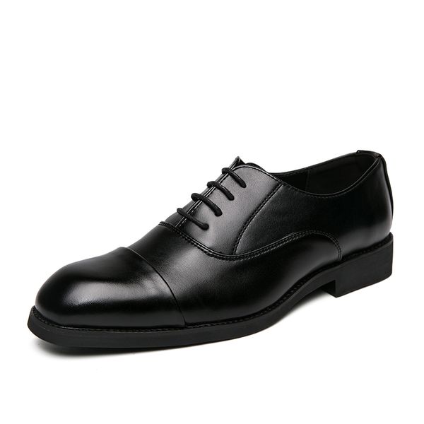 men's business dress shoes big size 38-48 three-connected leather mens designer shoes breathable waterproof zapatos de hombre *, Black
men's business dress shoes big size 38-48 three-connected leather mens designer shoes breathable waterproof zapatos de hombre *, Black