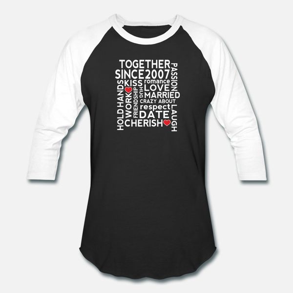 2007 wedding anniversary t shirt men designs cotton euro size s-3xl male graphic breathable spring natural shirt
2007 wedding anniversary t shirt men designs cotton euro size s-3xl male graphic breathable spring natural shirt