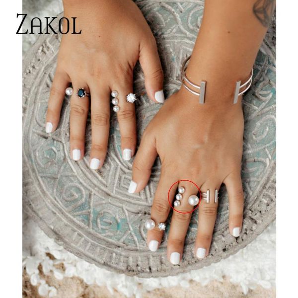 zakol 2020 korean temperament open pearl rings for women lady white gold color wedding jewelry fsrp2185, Golden;silver
zakol 2020 korean temperament open pearl rings for women lady white gold color wedding jewelry fsrp2185, Golden;silver