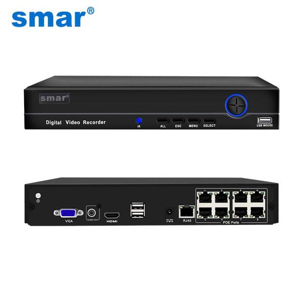 smar cctv poe nvr 8ch h.264 onvif video recorder hi3520d sensor network nvr for 720p 960p 1080p ip camera hdmi vga cctv system, Black;white
smar cctv poe nvr 8ch h.264 onvif video recorder hi3520d sensor network nvr for 720p 960p 1080p ip camera hdmi vga cctv system, Black;white