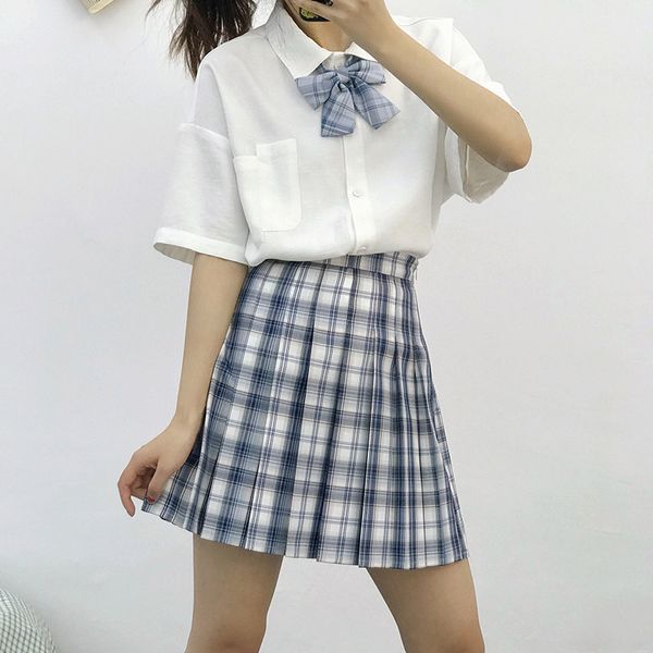 women's stitching plaid uniform high waist mini skirt harajuku skirts school classic pleated skirt preppy cosplay short skirts, Black
women's stitching plaid uniform high waist mini skirt harajuku skirts school classic pleated skirt preppy cosplay short skirts, Black