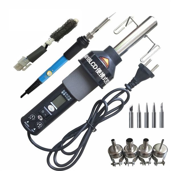lcd 220v/110v 450w degree adjustable electronic air gun desoldering station + electric soldering iron welding tool
lcd 220v/110v 450w degree adjustable electronic air gun desoldering station + electric soldering iron welding tool