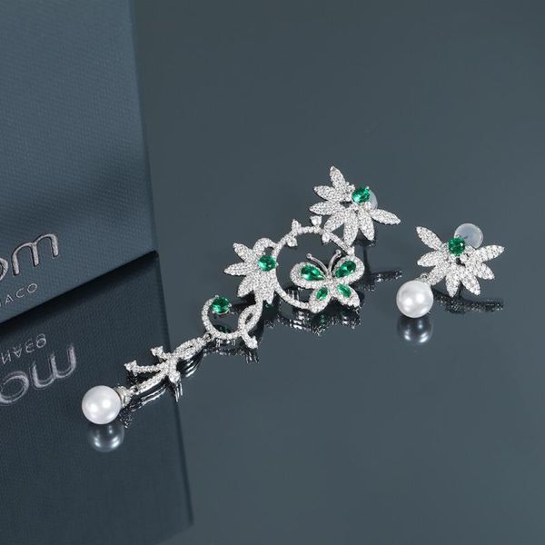 2020 new design morocco 925 sterling sliver green butterfly stud earrings crystal luxury delicate brand original earrings girl, Silver
2020 new design morocco 925 sterling sliver green butterfly stud earrings crystal luxury delicate brand original earrings girl, Silver