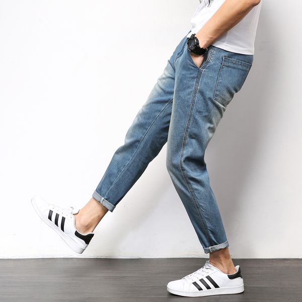 men's jeans 2021 summer casual blue ankle-length male high waist pants harem trousers plus size 28-42
men's jeans 2021 summer casual blue ankle-length male high waist pants harem trousers plus size 28-42