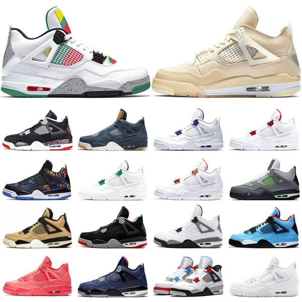 og jumpman 4 4s basketball shoes new sail white cement neon court purple washed denim carnival black gum mens trainers sports sneakers
og jumpman 4 4s basketball shoes new sail white cement neon court purple washed denim carnival black gum mens trainers sports sneakers