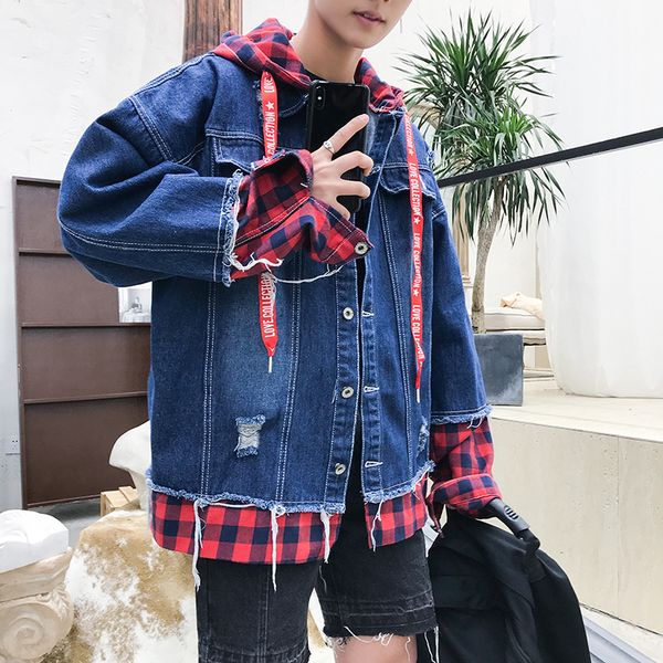 2020 spring autumn men's fashion denim jacket casual bomber jacket denim jacket streetwear clothes, Black;brown
2020 spring autumn men's fashion denim jacket casual bomber jacket denim jacket streetwear clothes, Black;brown