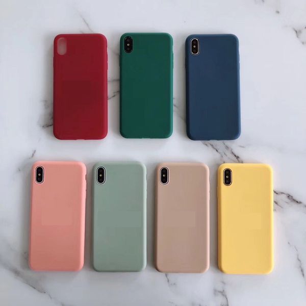 fashion painted solid color frosted tpu soft shell for iphone 11 pro max 11 pro 11 xs xr x xs max 6s 6 7 8 plus silicone protective shell
fashion painted solid color frosted tpu soft shell for iphone 11 pro max 11 pro 11 xs xr x xs max 6s 6 7 8 plus silicone protective shell
