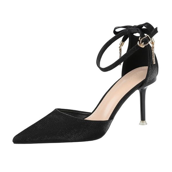 fashion rhinestone pointed high heels with shallow mouth sandals fine heel professional women's shoes lsj-6719-3, Black
fashion rhinestone pointed high heels with shallow mouth sandals fine heel professional women's shoes lsj-6719-3, Black