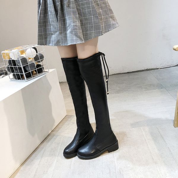 boots classic women fashion high-spring/autumn soft leather over-the-knee long-barreled casual flats b22-70, Black
boots classic women fashion high-spring/autumn soft leather over-the-knee long-barreled casual flats b22-70, Black