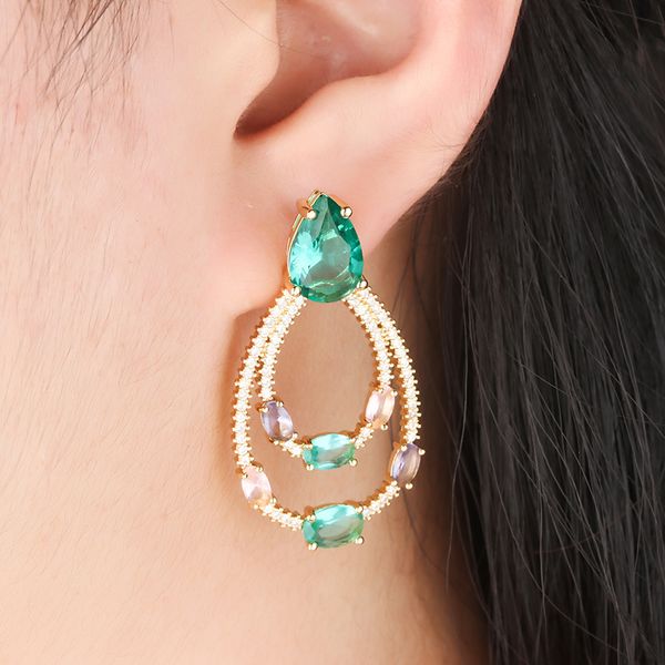 dangle & chandelier multicolor cubic zirconia hollow double layer exquisite vase trendy earrings women drop, Silver
dangle & chandelier multicolor cubic zirconia hollow double layer exquisite vase trendy earrings women drop, Silver