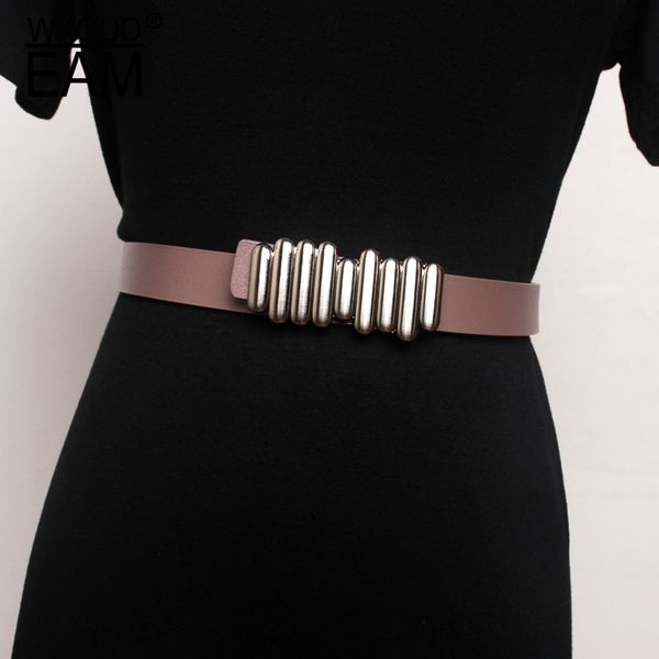 wkoud eam 2020 new metal buckle genuine leather belt for women fashion simple all-match cowskin belts female waistband pf789, Black;brown
wkoud eam 2020 new metal buckle genuine leather belt for women fashion simple all-match cowskin belts female waistband pf789, Black;brown