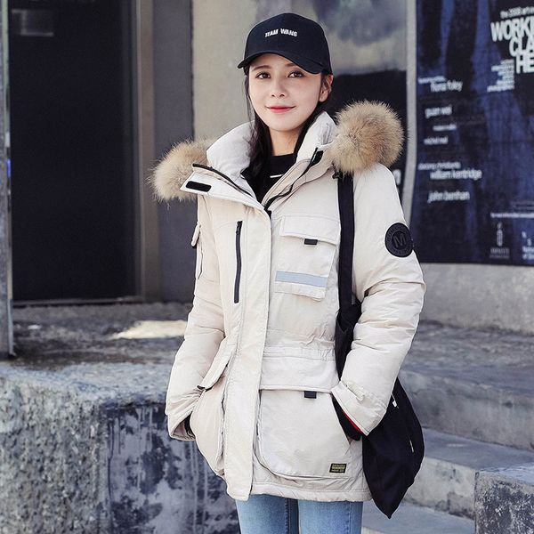 fashion winter jacket women hooded parka coat casual thicken warm faux fur collar cotton jacket coat female, Black
fashion winter jacket women hooded parka coat casual thicken warm faux fur collar cotton jacket coat female, Black