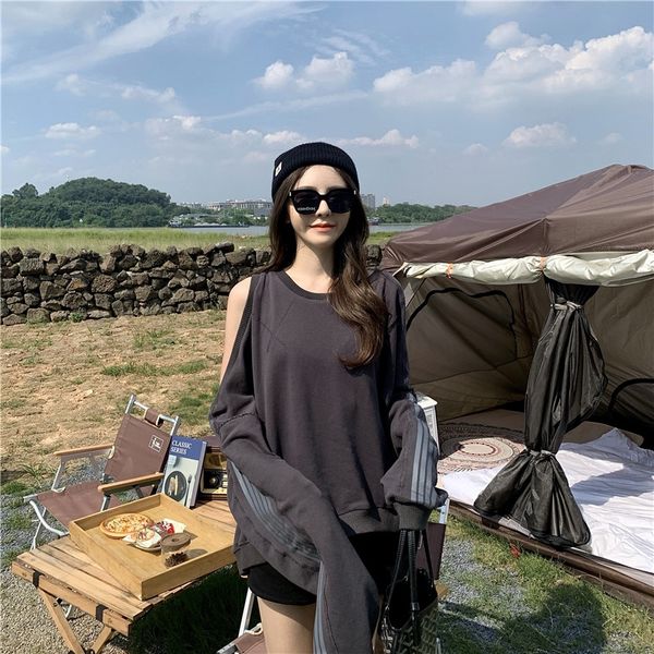 wuuus fashionableshoulder для женщин модный ins2020 новый персонализированный свободный top свитер свитер с длинным рукавом дизайн верхней ч, Black
wuuus fashionableshoulder для женщин модный ins2020 новый персонализированный свободный top свитер свитер с длинным рукавом дизайн верхней ч, Black