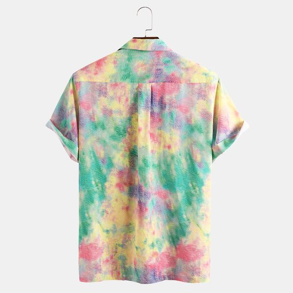 e-baihui european and american stylish lapel short sleeve shirts men's colorful printed shirt casual men's shirt c19001, White;black
e-baihui european and american stylish lapel short sleeve shirts men's colorful printed shirt casual men's shirt c19001, White;black