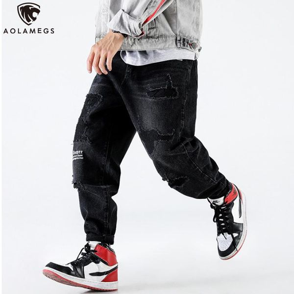 jeans men hole patch letter embroidery distressed men's denim jeans high street baggy jean fashion streetwear men, Black
jeans men hole patch letter embroidery distressed men's denim jeans high street baggy jean fashion streetwear men, Black