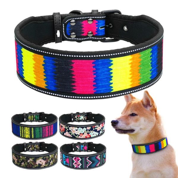 nylon dog collar reflective pet dogs collars breathable padded striped pitbull german shepherd medium large dogs collar
nylon dog collar reflective pet dogs collars breathable padded striped pitbull german shepherd medium large dogs collar