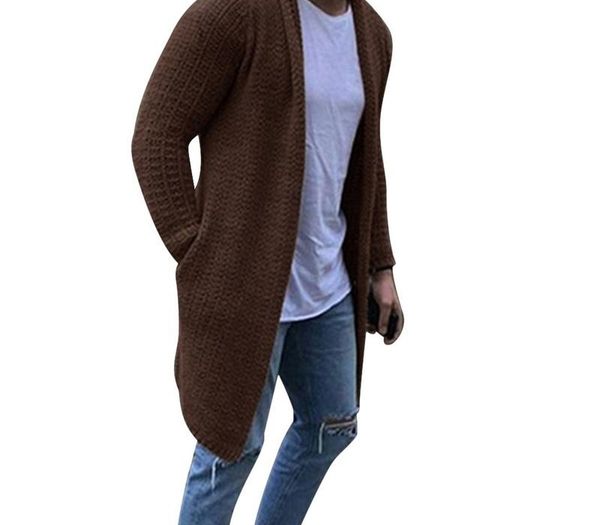 vogue men knitted overcoat nice autumn stylish men cardigan knitted sweater streetwear casual solid long sleeve slim outwear, White;black
vogue men knitted overcoat nice autumn stylish men cardigan knitted sweater streetwear casual solid long sleeve slim outwear, White;black