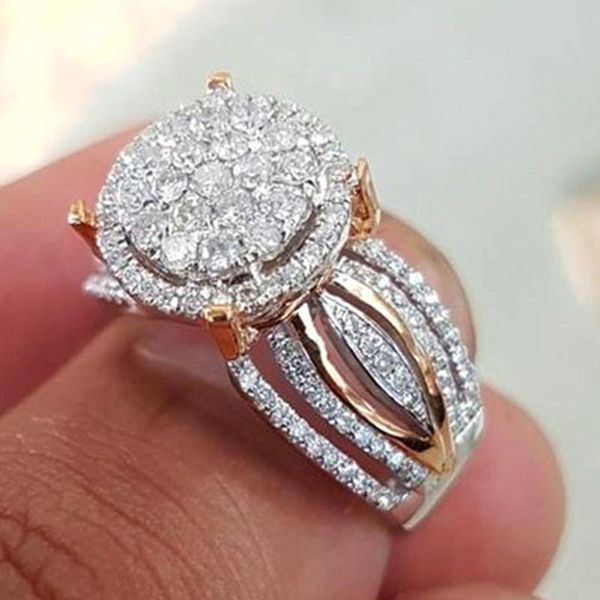 full bling zircon diamonds rings for women rose gold color luxury jewelry bijoux bague party engagement gift fashion new, Golden;silver
full bling zircon diamonds rings for women rose gold color luxury jewelry bijoux bague party engagement gift fashion new, Golden;silver