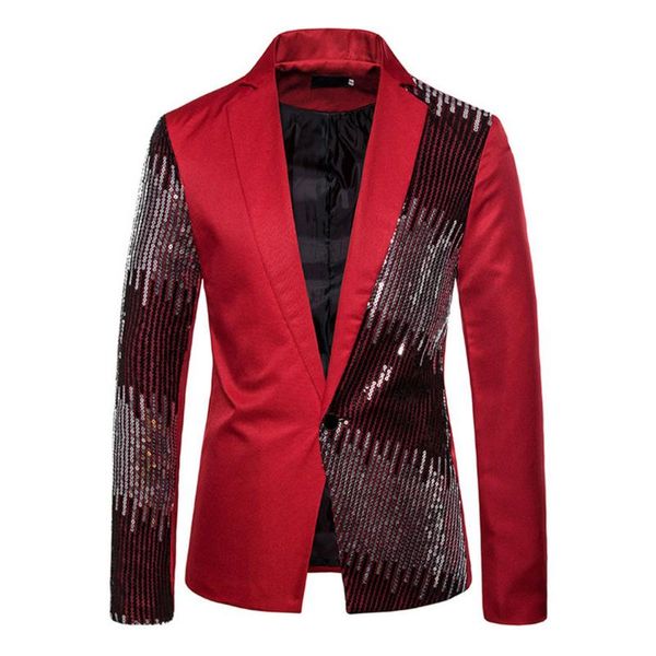 men's suits & blazers sequin blazer coat 2021 fashion one button peaked lapel party dinner wedding dress suit jacket 2xl, White;black
men's suits & blazers sequin blazer coat 2021 fashion one button peaked lapel party dinner wedding dress suit jacket 2xl, White;black
