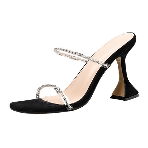 35-42 high heels sandals shoes woman silver rhinestone wedding shoes high heels party shoes summer height heels sandals 0925, Black
35-42 high heels sandals shoes woman silver rhinestone wedding shoes high heels party shoes summer height heels sandals 0925, Black