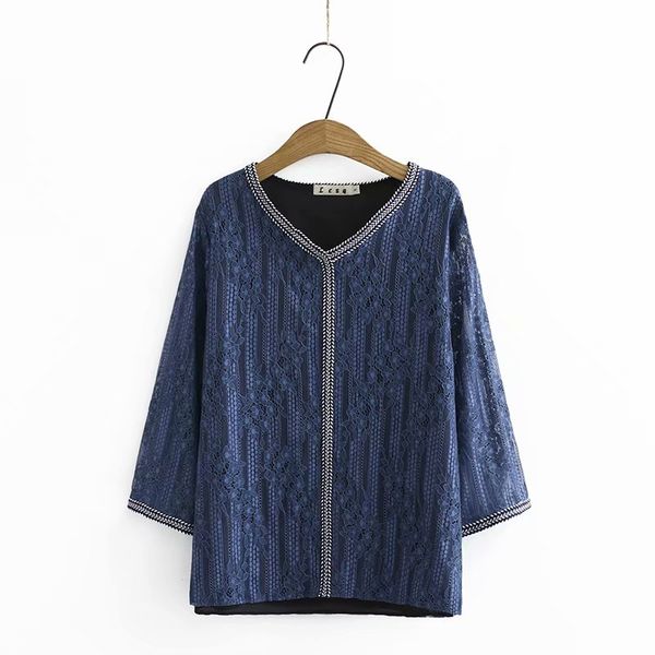 women's blouses & shirts plus size blue lace women loose blouse 2021 spring autumn casual ladies soft female oversize, White
women's blouses & shirts plus size blue lace women loose blouse 2021 spring autumn casual ladies soft female oversize, White