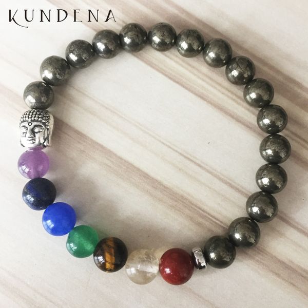 tennis 7 chakra buddha bracelet for men energy balance wrist pyrite jewelry yoga, Golden;silver
tennis 7 chakra buddha bracelet for men energy balance wrist pyrite jewelry yoga, Golden;silver