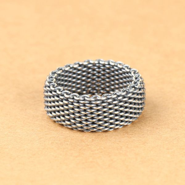 925 sterling silver fashion parts vintage craft thai silver ring men and women hand-woven ring
925 sterling silver fashion parts vintage craft thai silver ring men and women hand-woven ring